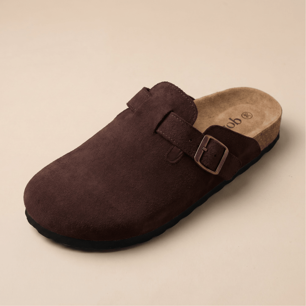 Genuine Suede Clogs by Qomfort